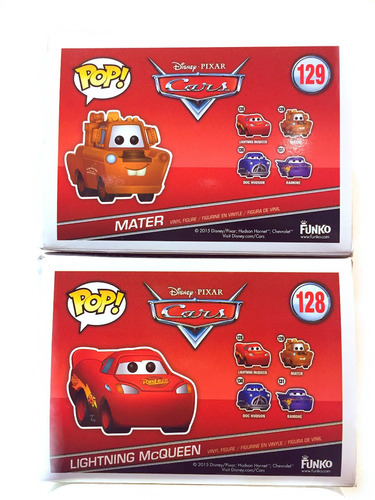 Disney Cars Funko Pop Set De Rayo Mcqueen Y Mate Enviogratis