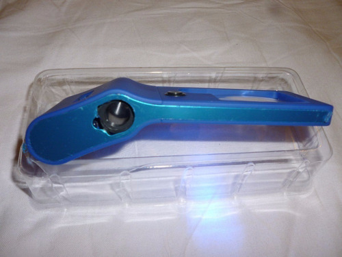 Lupa Microscopio De Bolsillo 55x Luz Led Y Luz Uv