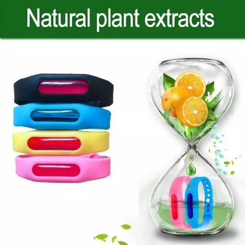 Imagen 7 de 10 de Pack X8 Pulsera Repelente Anti Mosquito Niños Verano
