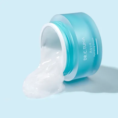 Gel Aqua Crema Hidratante Farmasi Dr.C.Tuna día/noche para piel seca de 50mL 13+ años