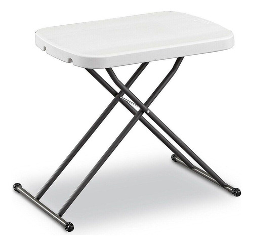 Mesa Plegable Personal De 25,5  X 17,6 , Blanca