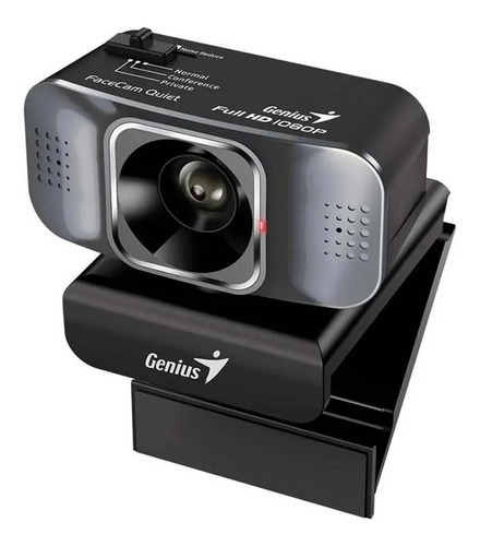 Camara Web Genius Facecam Quiet Fhd 1080p Usb Iron Grey