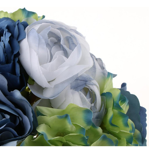 Ramo Magnífico De Flor Florero Bricolajes De Azul