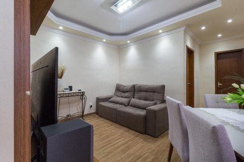 Imagem 2 de 18 de Apartamento 03 Quartos 01 Vaga Coberta - Bairro Camargos -bh - 24665
