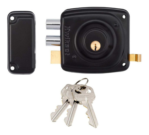 Cerradura De Sobreponer Fijo Kwikset 91910-209 Izquierda Color Negro