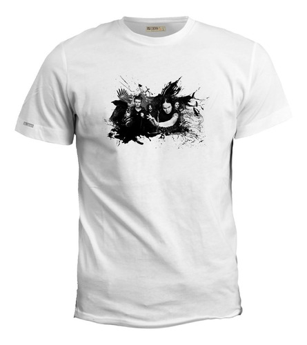 Camiseta Estampada The Rasmus Integrantes Cuervos Rock Irk 