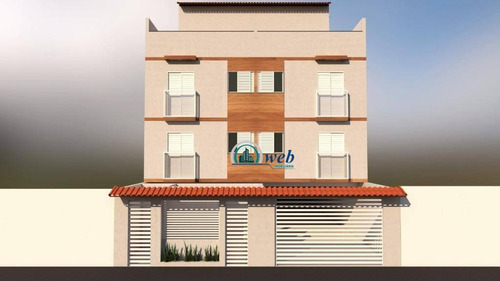 Cobertura Duplex Com 2 Dormitórios À Venda, 90 M² Por R$ 310.000 - Vila Príncipe De Gales - Santo André/sp - Co0956