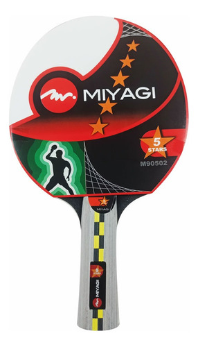 Raqueta Ping Pong Tenis De Mesa Miyagi  5 Stars Profesional