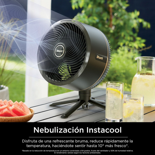 Ventilador Flexbreeze Inalámbrico Y Cable - Shark - Fa222 Na Negro Negro Plástico 3