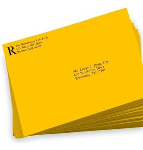 Luxpaper 9 X 12 Sobres Tipo Folleto | Amarillo Girasol | 80