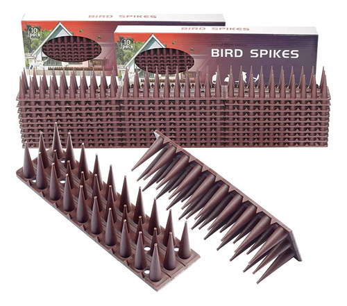 Defender Bird Spikes, Repelente De Gatos Mejorado Para Palom