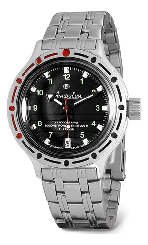 Vostok Reloj De Pulsera Clásico De Anfibio Automático De