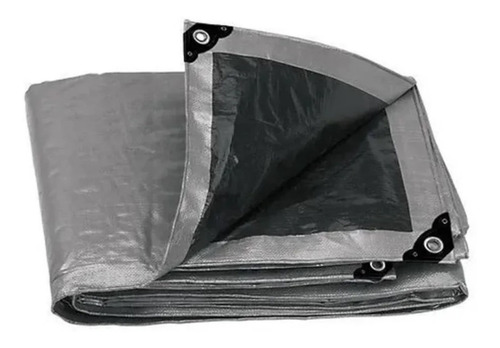 Lona Impermeable Prot. Uv Gris 4x5 Mt. Truper Ferreplus