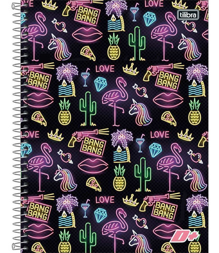 Caderno 16x1 Capa Dura 2021 D+ Feminino 320 Folhas