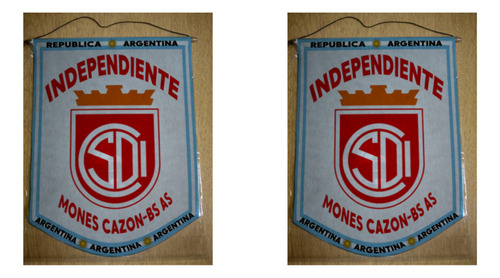 Banderin Chico 13cm Independiente De Mones Cazon