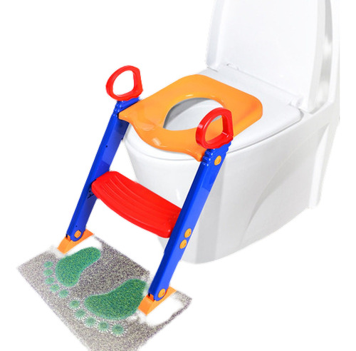 Entrenador Wc Potty Asiento Silla Niños Niño Con Escalera In