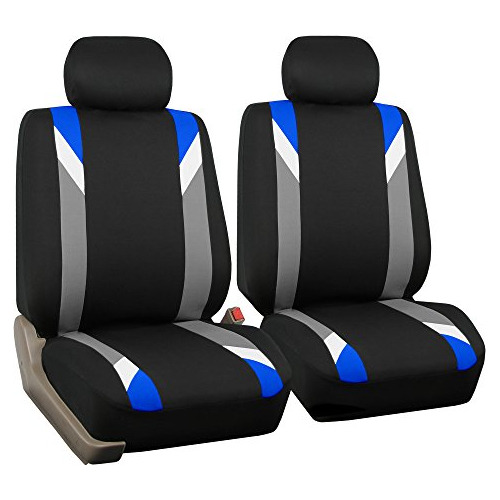 Car Seat Covers Front Set Black Cloth Seat Covers For L...