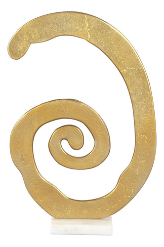 Accesorio Decorativo Spiral Dorado Këssa Muebles