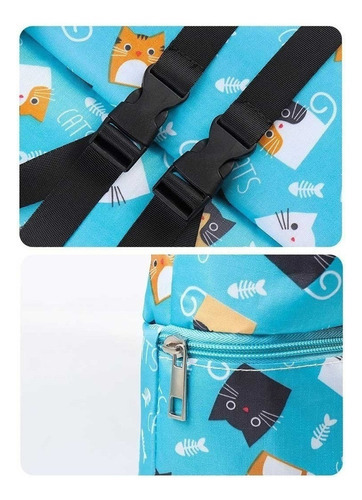 Mochila De Natación Para Niños Con Separación Húmeda Y Seca Color Azul
