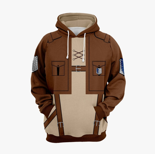 Chaqueta Con Capucha Completa Attack On Titan Animes Drawing