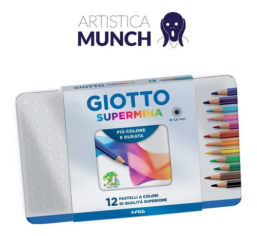 Lapices De Colores Giotto Supermina X 12 Lata