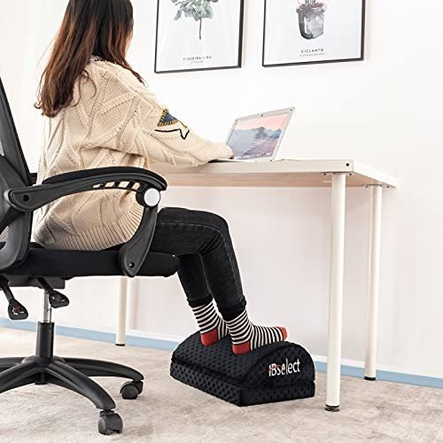 Imagen 4 de 7 de Reposapiés Para Debajo Del Escritorio, Altura Ajustable, Su