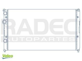 Radiador Volkswagen Jetta 1997-1998 1.8 2.0 Ml4 S/aire Std