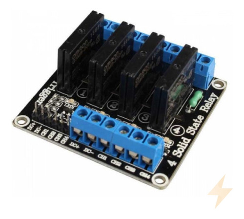 Modulo Rele De 4 Canales 5v De Estado Solido