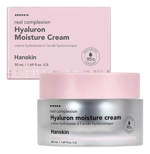 Hanskin Real Complexion - Crema Hidratante Hialuronica, Acid