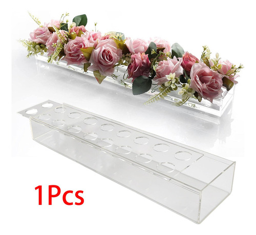 G Florero Rectangular Florero De Arte 45cmx10cmx6.5cm