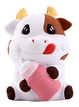 Anboor 3.1 Pulgadas Squishies Vaca Kawaii Leche 48yhx