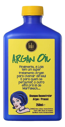 Shampoo Reconstructor Argan Oil 250gr Lola Cosmetics 