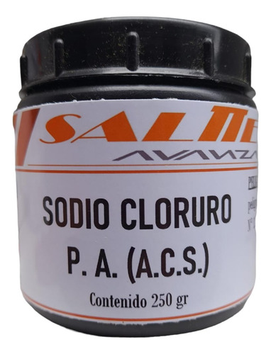 Sodio Cloruro P. A. (a.c.s) X 250 Gr - Salttech