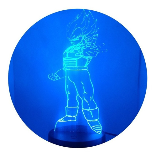 Pack 20 Lámparas 3d Escritorio Dragon Ball Z Gt Super