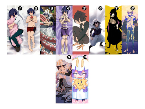 Dakimakura Boku No Hero 70x24 Cm 2 Lados+relleno