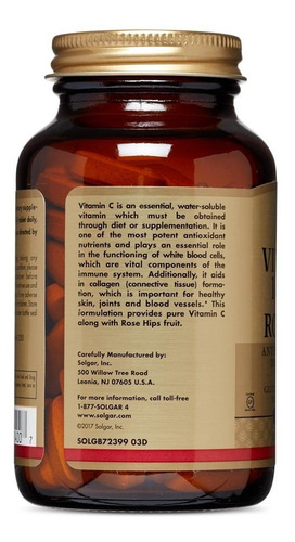 Imagen 4 de 4 de Solgar - Vitamina C 1000mg
