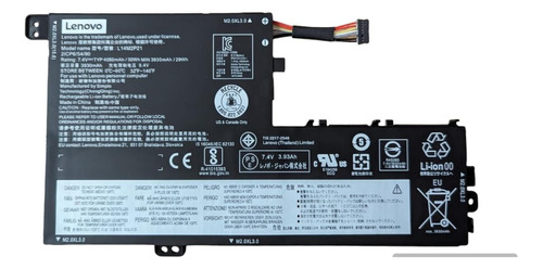 L14m2p21-c - Original Battery Lenovo 7.4 V 4050 Mah 29 Wh