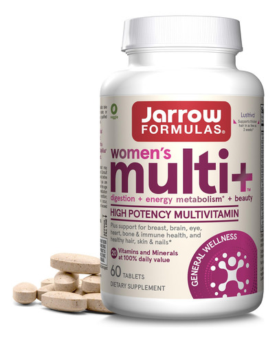 Jarrow Women's Multi+ Multivitaminas Crecimiento Capilar 60