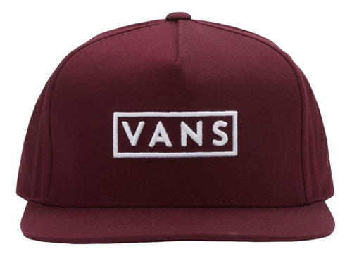 Gorra Vans Modelo Mn Easy Box Bordó Exclusiva Importada