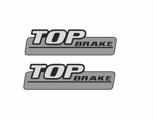 Adesivo Emblema Mercedes Benz Top Brake Caminhão Par 110 Fgc