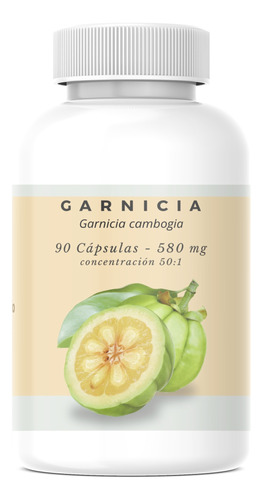 Capsulas Garnicia - 90 Capsulas - 50:1 - 580 Mg Cada Cápsula