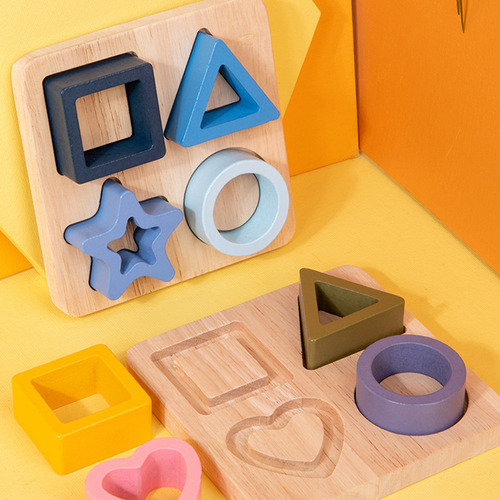Clasificador De Formas For Niños, Geometría De Madera