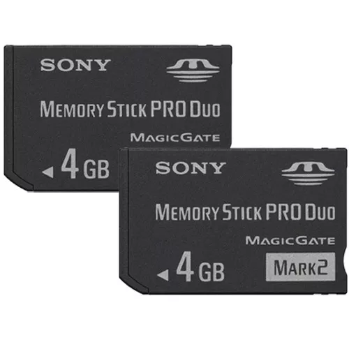 Sony 4GB Memory Stick Pro Duo Magic Gate Mark 2 Tarjeta de memoria de alta velocidad 