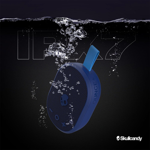 Skullcandy Bocina Bluetooth Portátil Resistente al Agua Ipx7 con Batería Color Azul oscuro