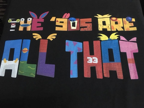Imagen 1 de 3 de Nickelodeon 90s - Animacion - Polera- Cyco Records