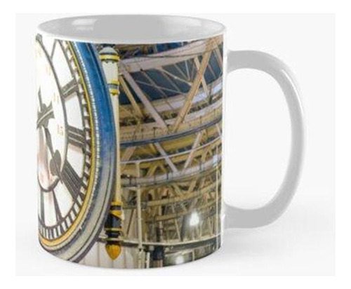 Taza Reloj De La Estación De Tren De Waterloo De Londres Cal
