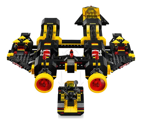 Lego Icons Blacktron Renegade 10355 - Versão de personagem em minifigura Blacktron de 1151 Pz