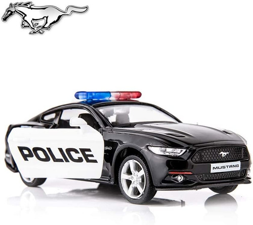 Coche De Policía Ford Mustang Gt A Escala 136, Modelo ...
