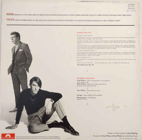 Lp The Style Council - Our Favorite Shop (Usado)