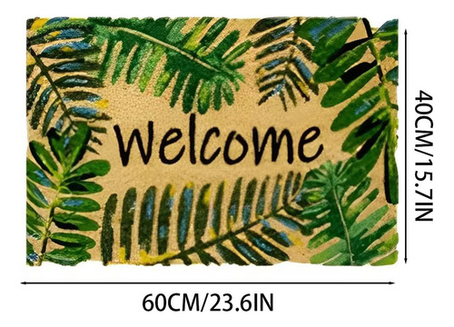 Ya Bem-vindo Ao Capacho De Verão, 23,6 X 15,7 Polegadas,